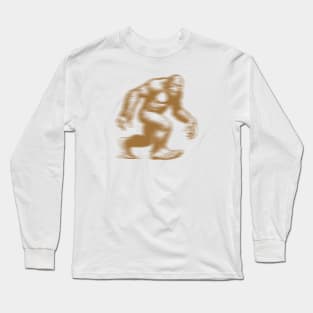 Blurry Bigfoot Long Sleeve T-Shirt